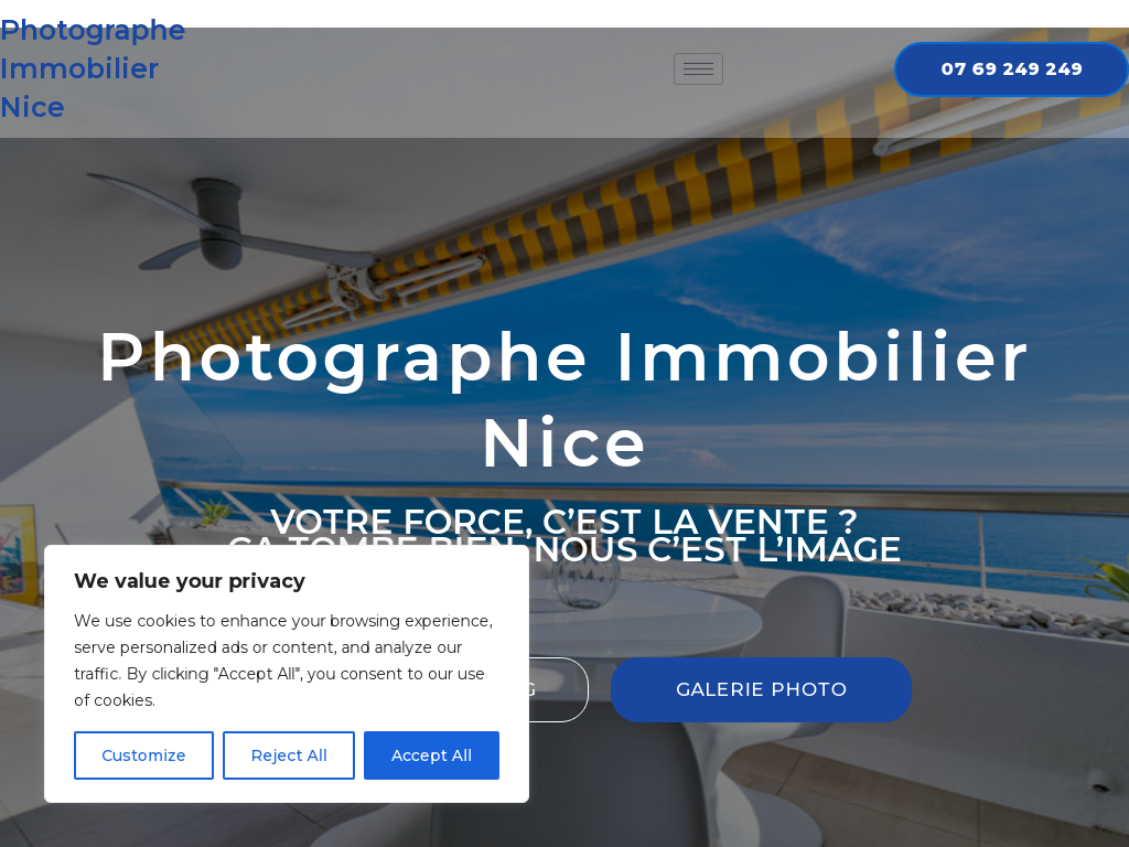 Photographe immobilier Nice Visite virtuelle Matterport video